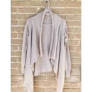 Old Navy Open Cardigan Knit Soft Beige and Ivory  Sweater - Women's Size Small